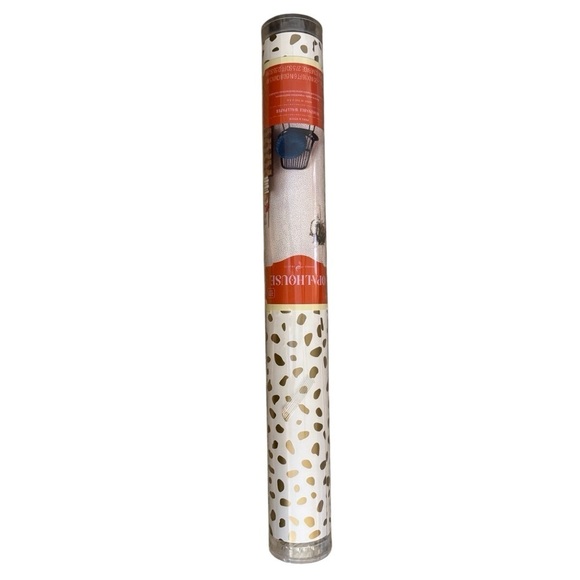 Opal House Other - Opal House Gold and White Stick and Peel Wallpaper Roll